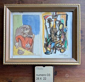 Quadro: due linguaggi visivi