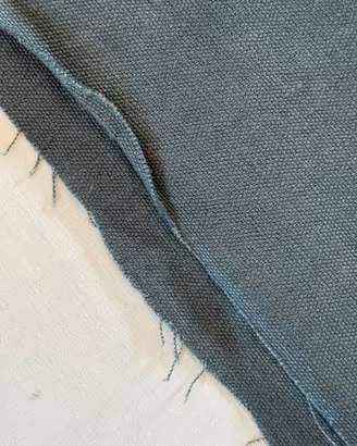 Lino Gervasoni azzurro - 130cmx145cm - nuovo