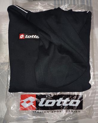 Felpa nera Lotto con cappuccio