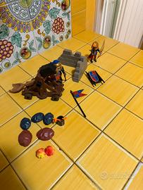 Playmobil cavalieri con catapulta