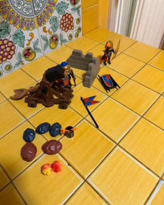 Playmobil cavalieri con catapulta