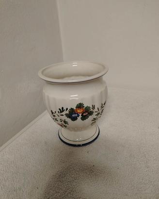 vaso in ceramica dipinto a mano 