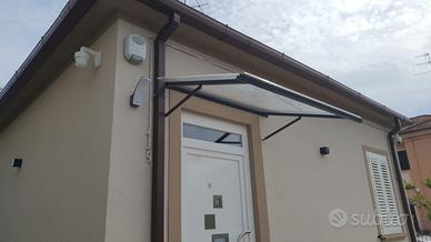 Pensiline tettoie coperture in policarbonato plexi