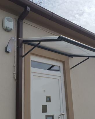 Pensiline tettoie coperture in policarbonato plexi