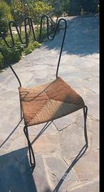 Sedie  tubolare ferro design Re Arch Ugo Miglietta