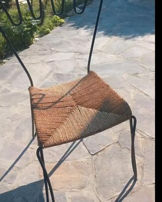 Sedie  tubolare ferro design Re Arch Ugo Miglietta