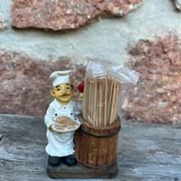 Porta stuzzicadenti con cuoco