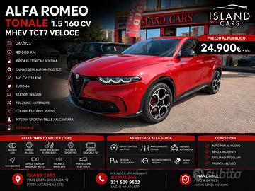 Alfa Romeo Tonale 1.5 160 CV MHEV TCT7 Veloce