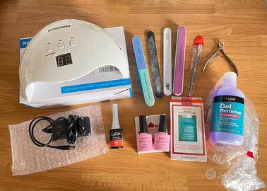 Kit per unghie smalto semipermanente gel