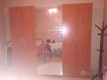 Mobile cameretta e mobiletto laminato di ciliegio