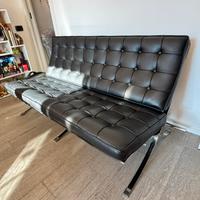 Divano design in pelle Barcelona Pavillion