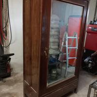 armadio antico a specchio