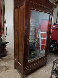 armadio antico a specchio