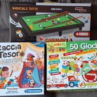 Giochi in scatola vari