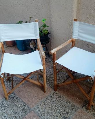 Vintage coppia regista in bambù