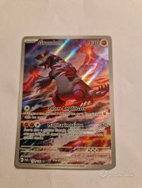 Carta Pokemon Graudon Rare Art