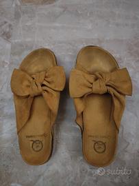 ciabatte anatomiche  con zeppa 