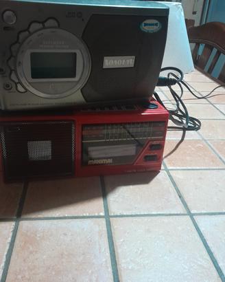 2 radio vintage funzionante 