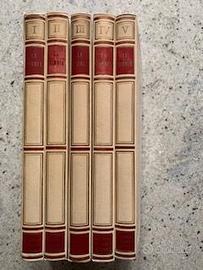 La bibbia 5 volumi in pelle