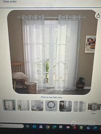Tende 140x270cm Bianco