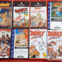 8 vhs originali delle avventure di asterix e obeli
