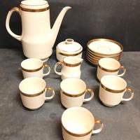 SCHERZER porcelain Bavaria servizio caffè d'epoca