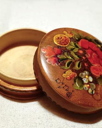 Scatola  legno dipinto Pula ex Jugoslavia