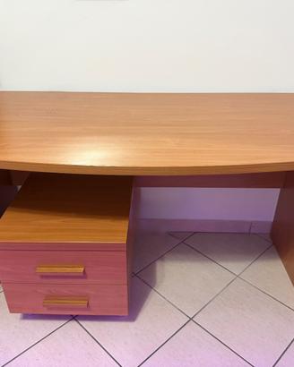 Scrivania con Cassettiera + Libreria