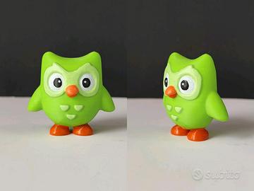 Duolingo Lotto 4 mini figure gufo verde