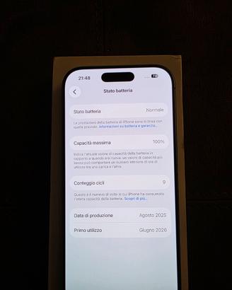 IPHONE 16 PRO 1 TB  "NUOVISSIMO"