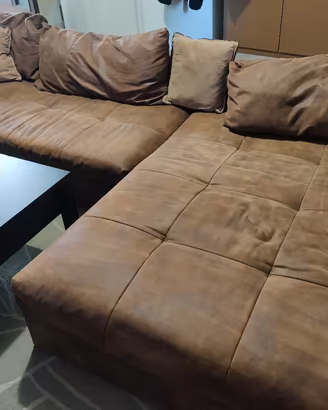 Divano XL color tabacco perfetto