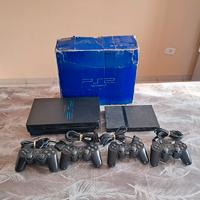 Lotto Playstation 2 Ps2 Slim Fat + 4 Joystick 