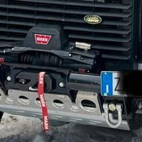 Paraurti Tubolare Cor4 e verricello LR Defender