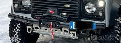 Paraurti Tubolare Cor4 e verricello LR Defender