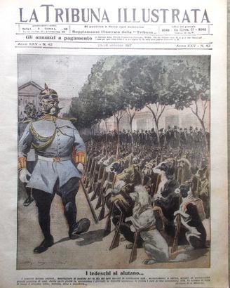La Tribuna Illustrata 21 Ottobre 1917 WW1