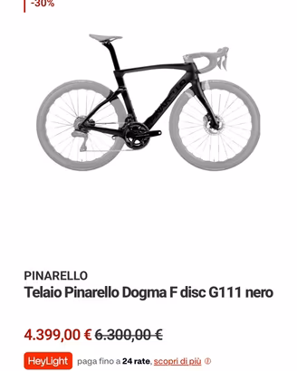 Pinarello dogma F MY2024  kit telaio