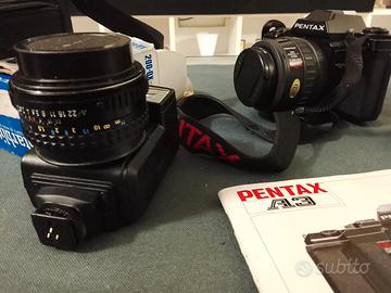 Perfetta PENTAX A3 con accessori e sacca