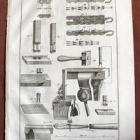 Catene - incisioni Diderot - 1700