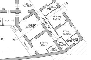 Appartamento nuova costruzione 130mq con p.auto