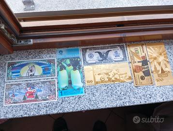 Banconote 5  USA e due Russia qualità assoluta