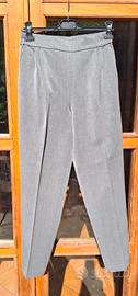 pantalone donna  con pinces e vita elasticizzata S