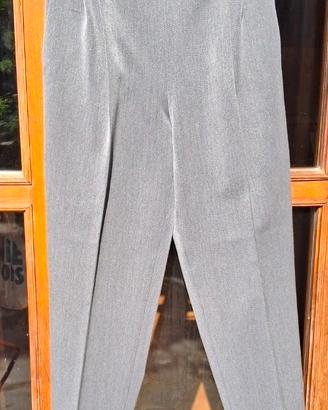 pantalone donna  con pinces e vita elasticizzata S