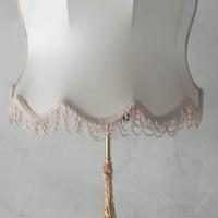 Lampada da tavolo vintage ottone e onice