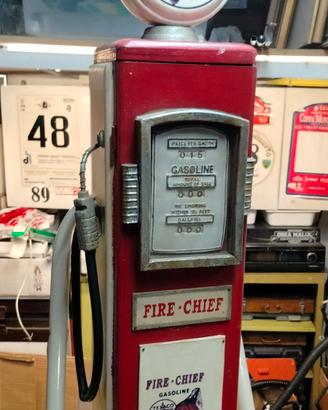 pompa di benzina Texaco mobiletto vintage