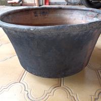 Paiolo in rame antico (Caldara, pentola)