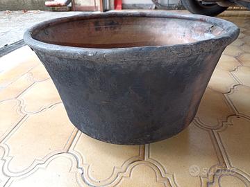 Paiolo in rame antico (Caldara, pentola)