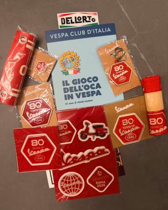 Kit Gadget VIP Vespa 80 anni Roma