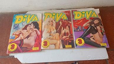lotto DIVA EROTICO ANNI 90 GALAX  n.2-4 e 6