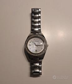 Orologio Emporio Armani in acciaio con cristalli e