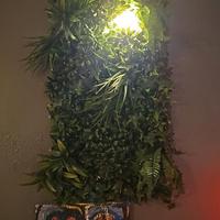 n. 6 pannelli di edera e verde sintetico